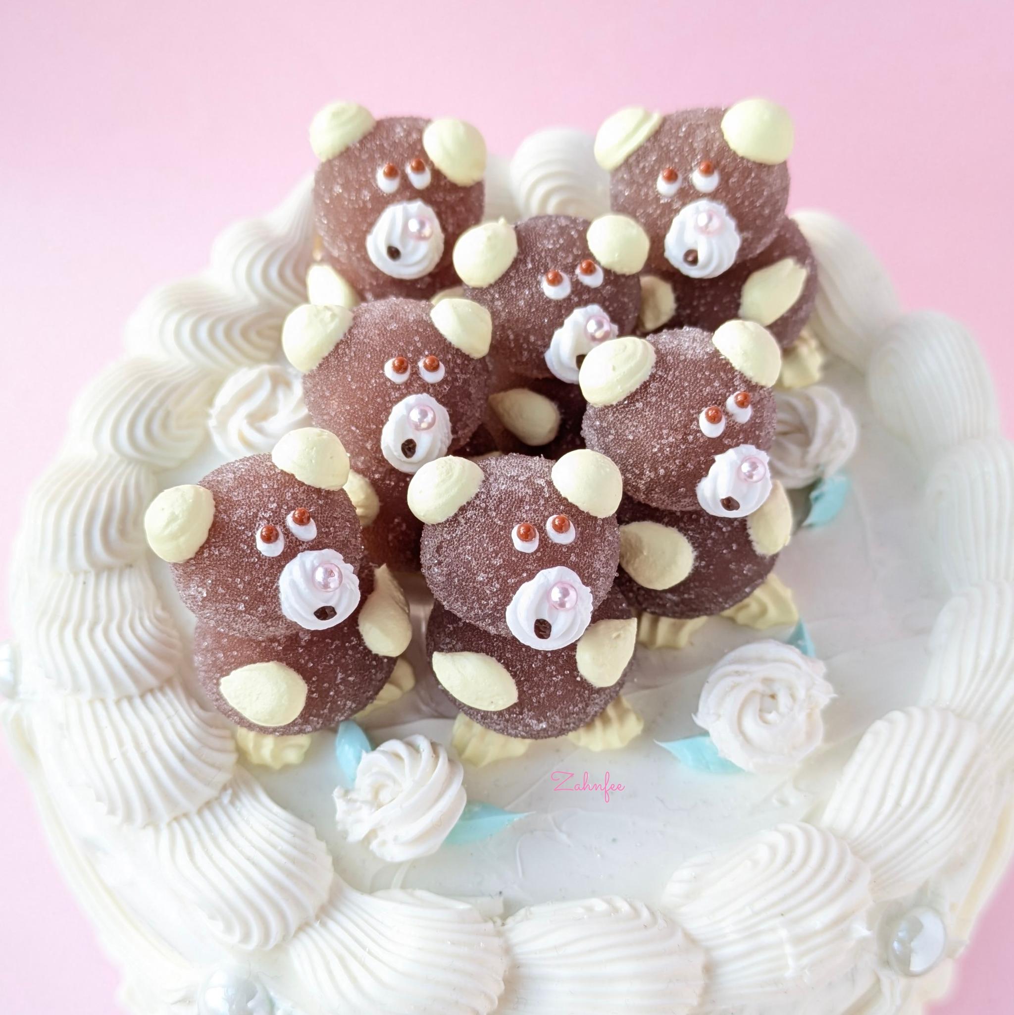 ケーキにのってるあれキーホルダー（茶くま） | 7枚目
